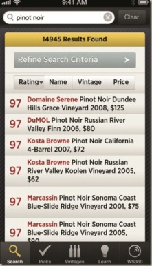 wine scores